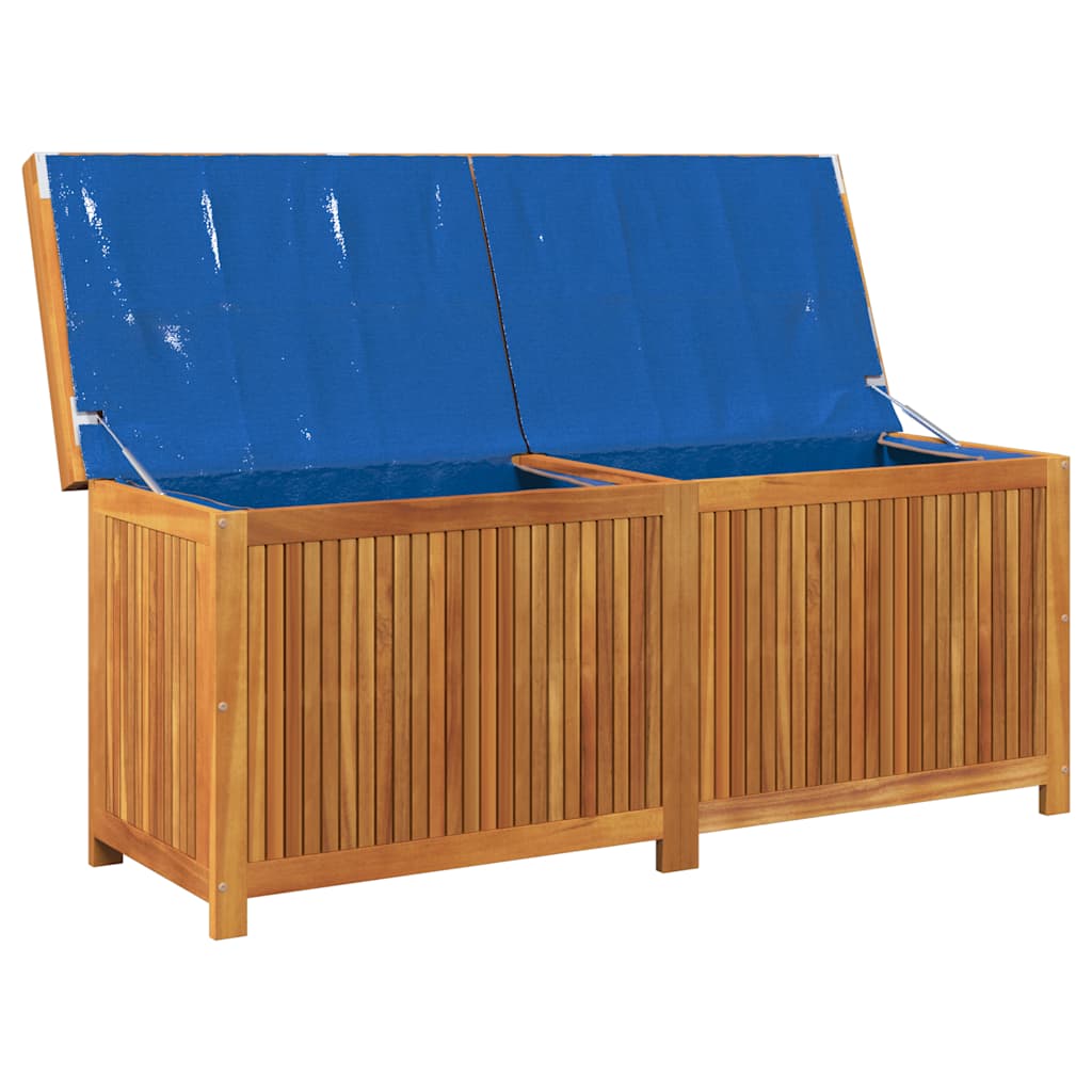 Kuddlåda utomhus 150x50x60,5 cm massivt trä akacia
