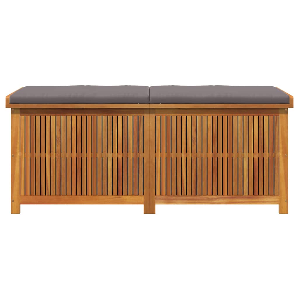 Kuddlåda utomhus 150x50x60,5 cm massivt trä akacia