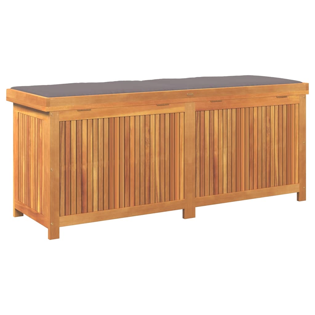 Kuddlåda utomhus 150x50x60,5 cm massivt trä akacia