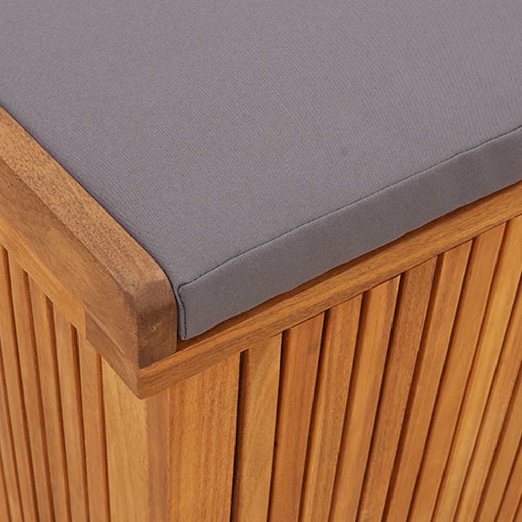 Kuddlåda utomhus 150x50x60,5 cm massivt trä akacia