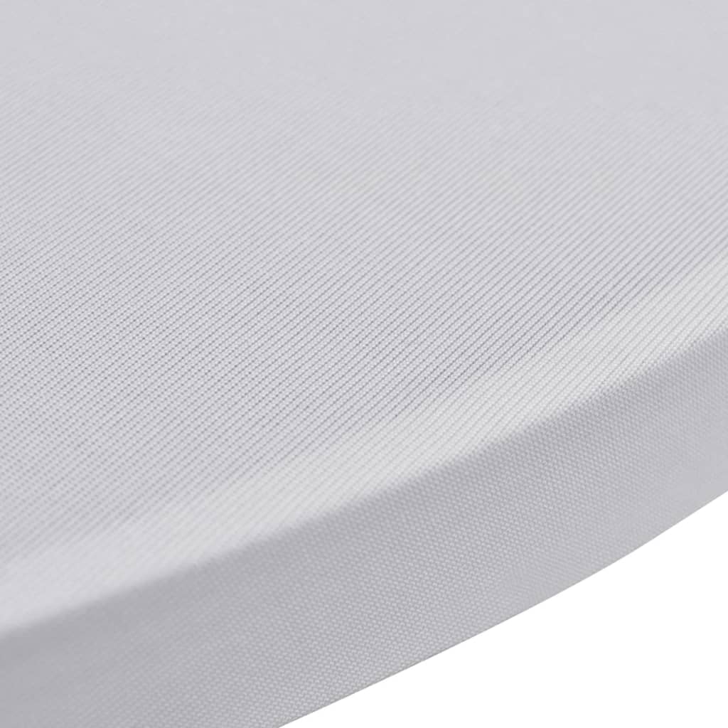 Överdrag till ståbord Ø70 cm vit stretch 4 st
