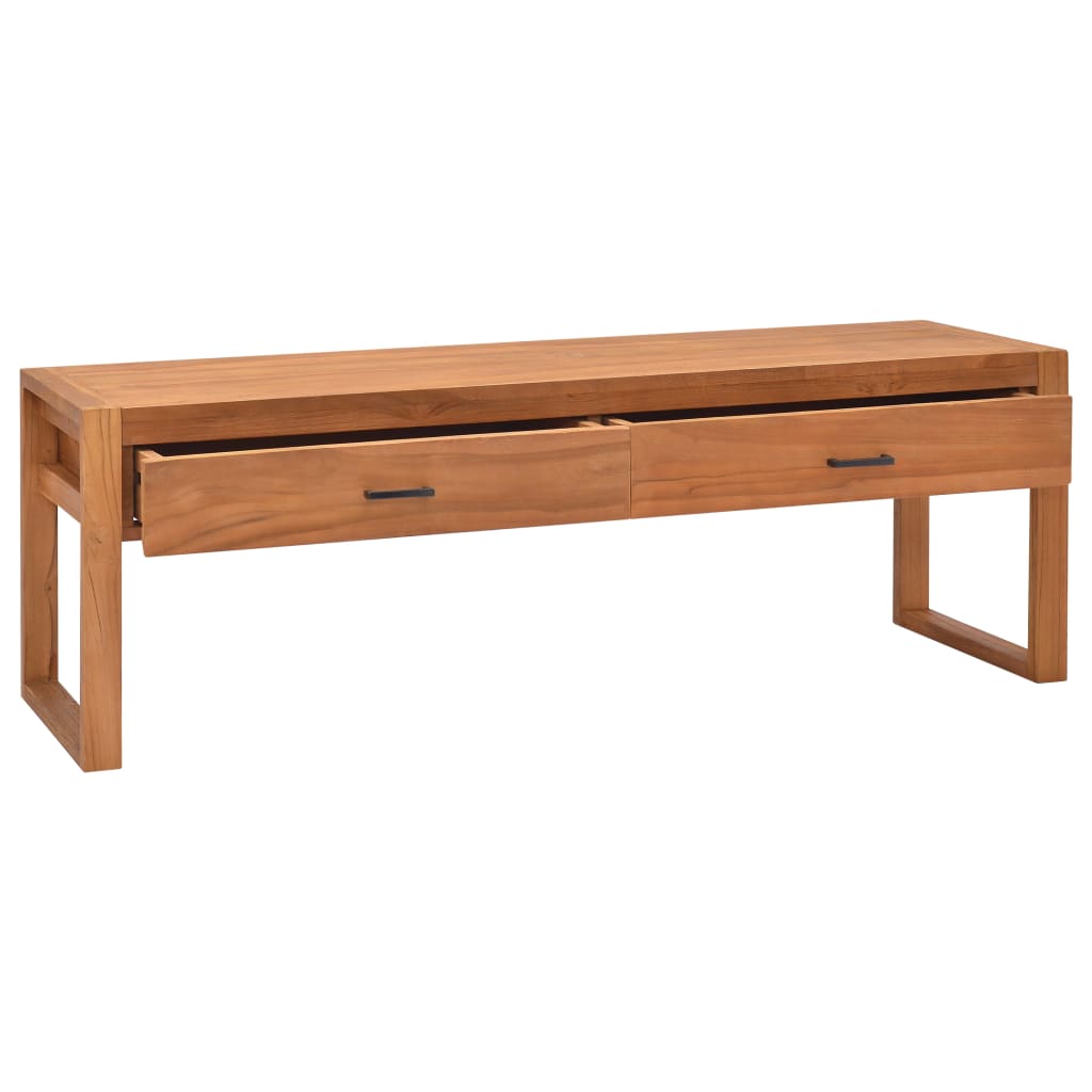 Tv-bänk 140x40x45 cm teak