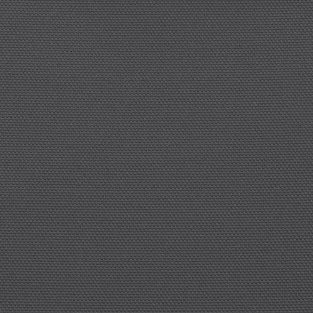 Solsegel oxfordtyg trekantigt 3,5x3,5x4,9 m antracit