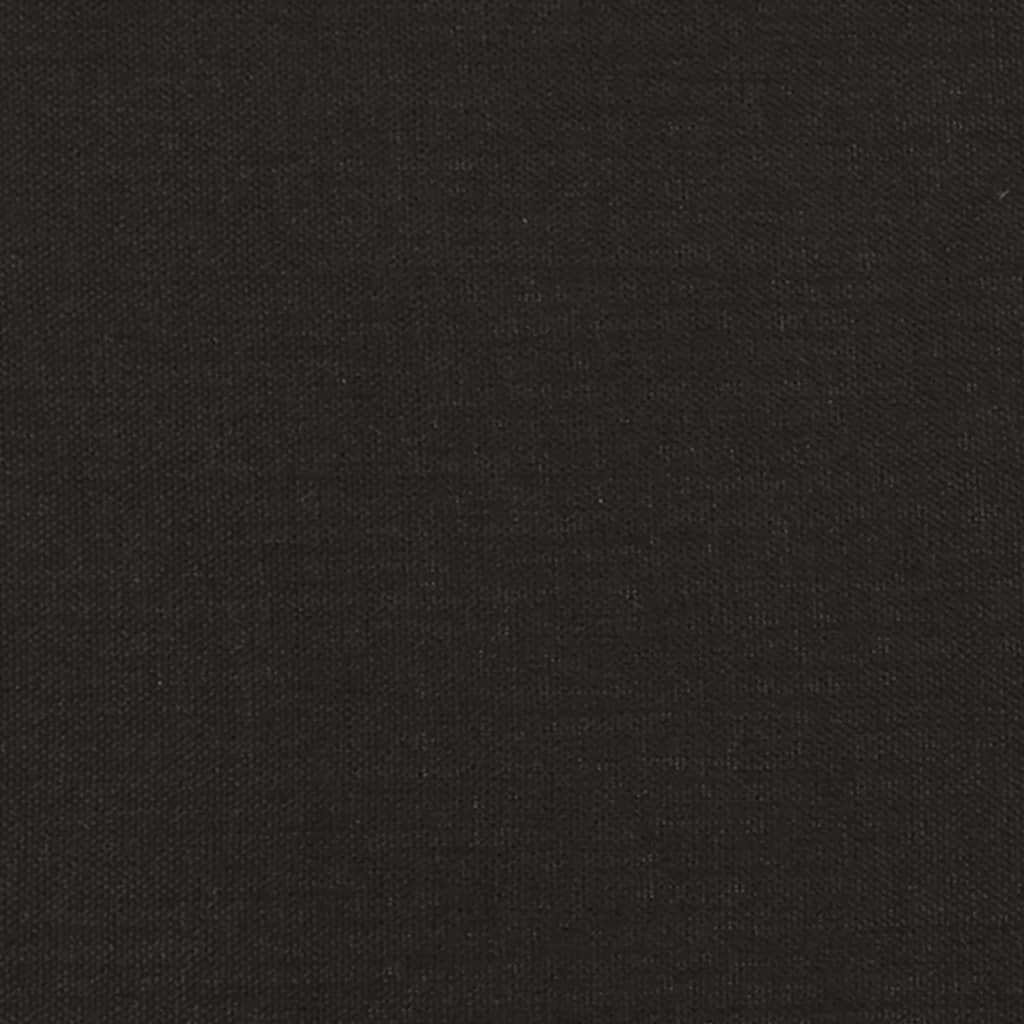 Bänk svart 100x35x41 cm tyg