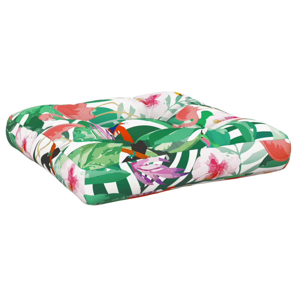 Dyna för pallsoffa flerfärgad 60x61,5x10 cm Oxford-tyg
