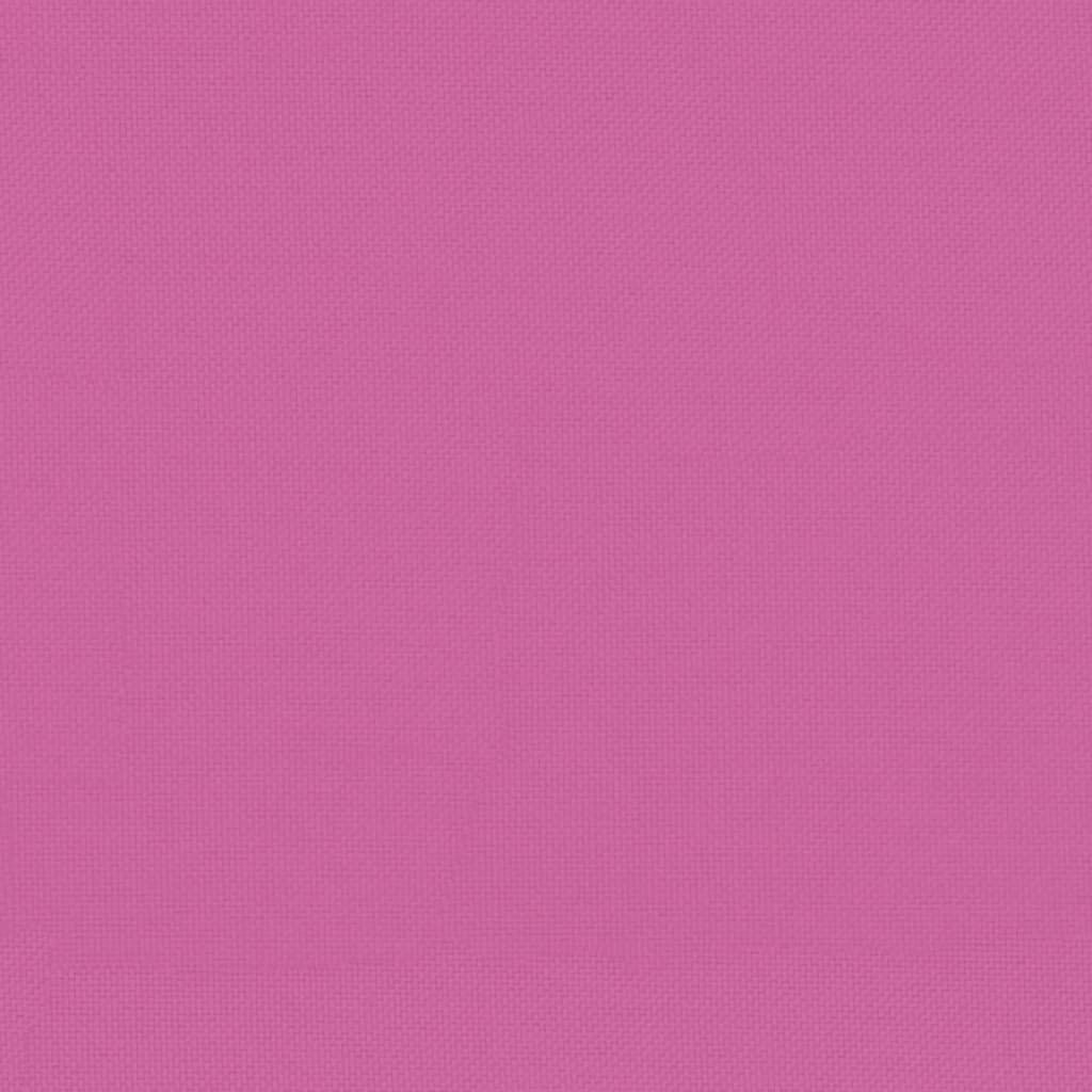 Dyna för pallsoffa rosa 60x61,5x10 cm Oxford-tyg