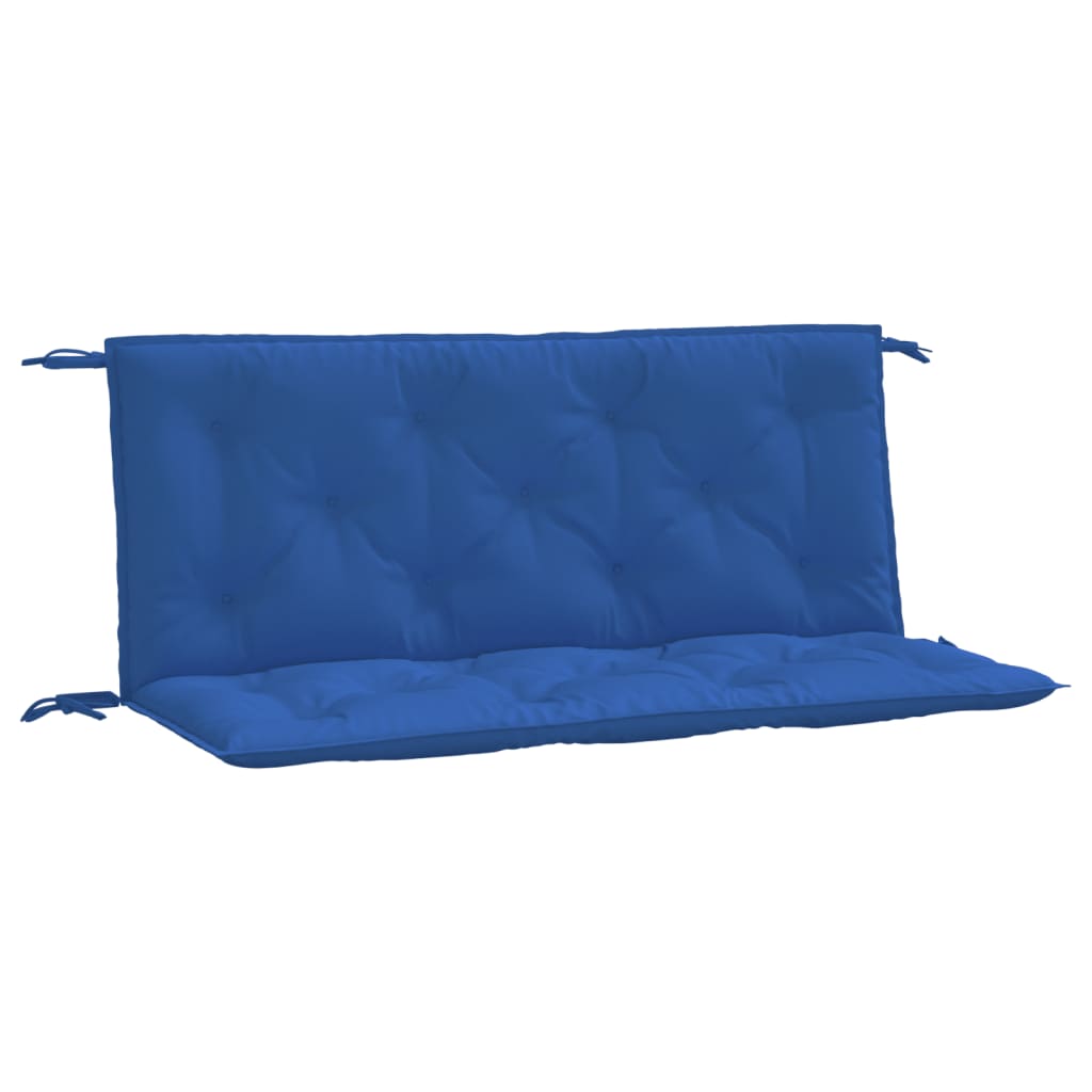 Bänkdynor för trädgården 2st blå 120x50x7cm oxfordtyg
