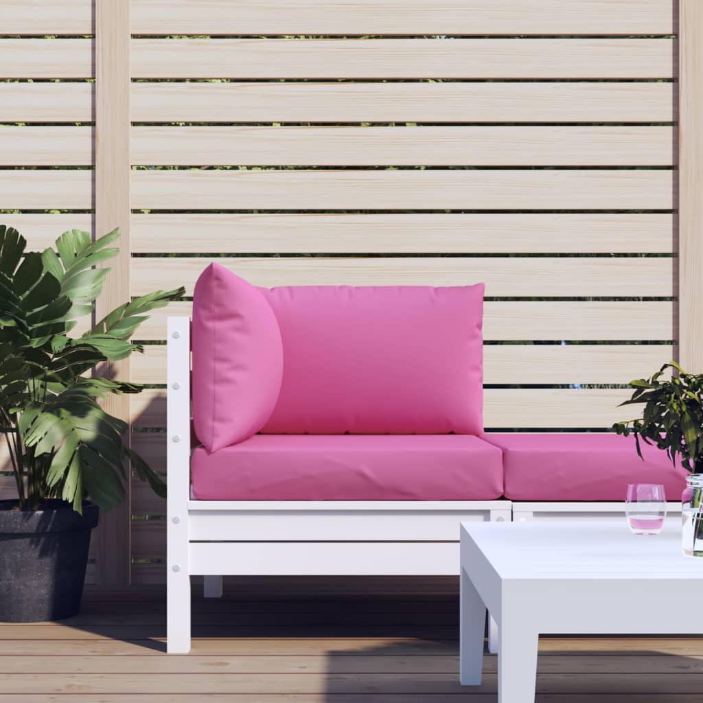 Dynor till pallsoffa 3 st rosa Oxford-tyg