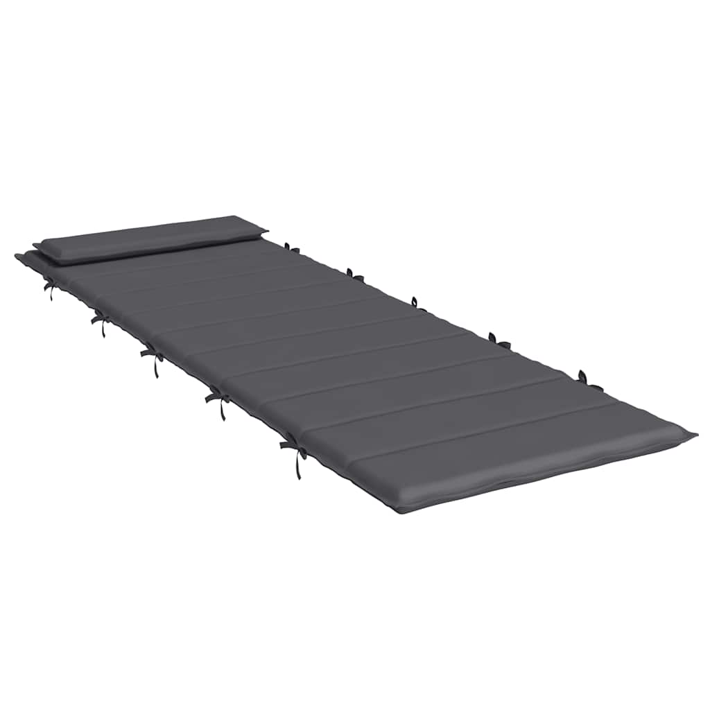 Dyna till solsäng antracit 180x60x4 cm oxfordtyg