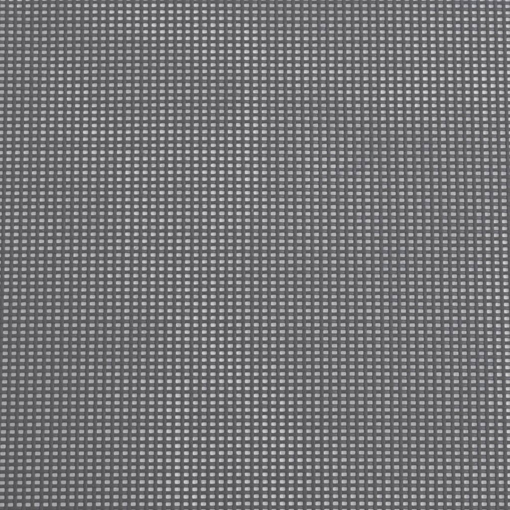 Strandstolar hopfällbara 2 st grå aluminium och textilen