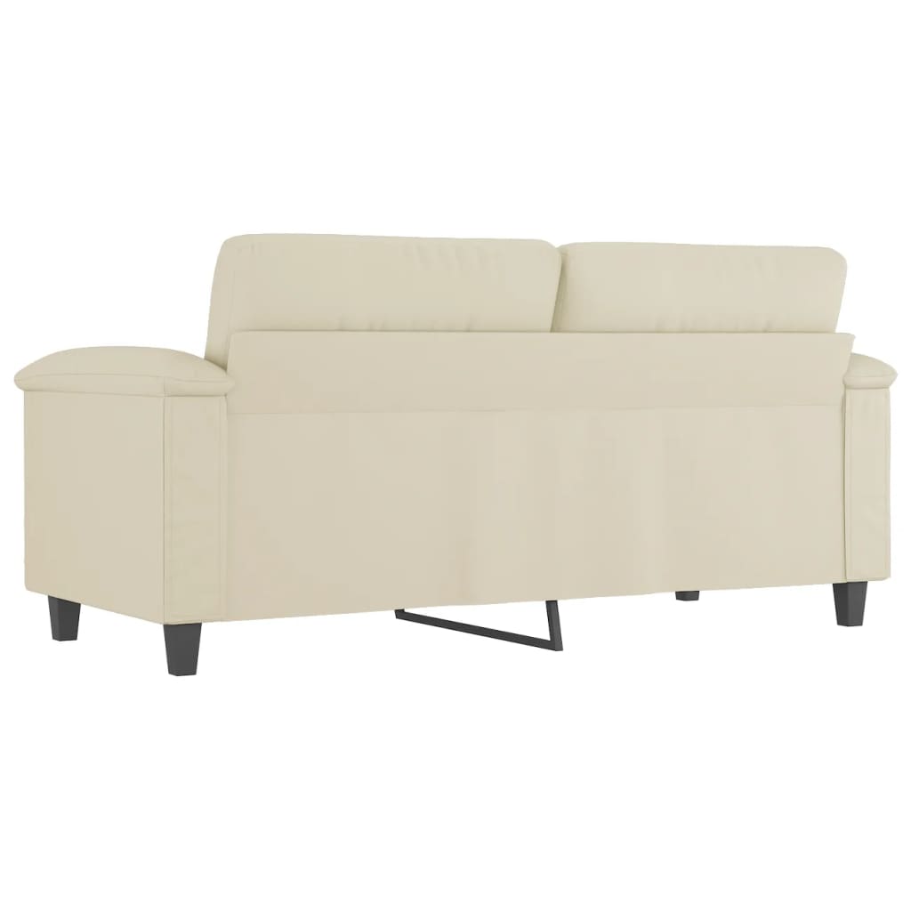 2-sitssoffa grädde 140 cm konstläder