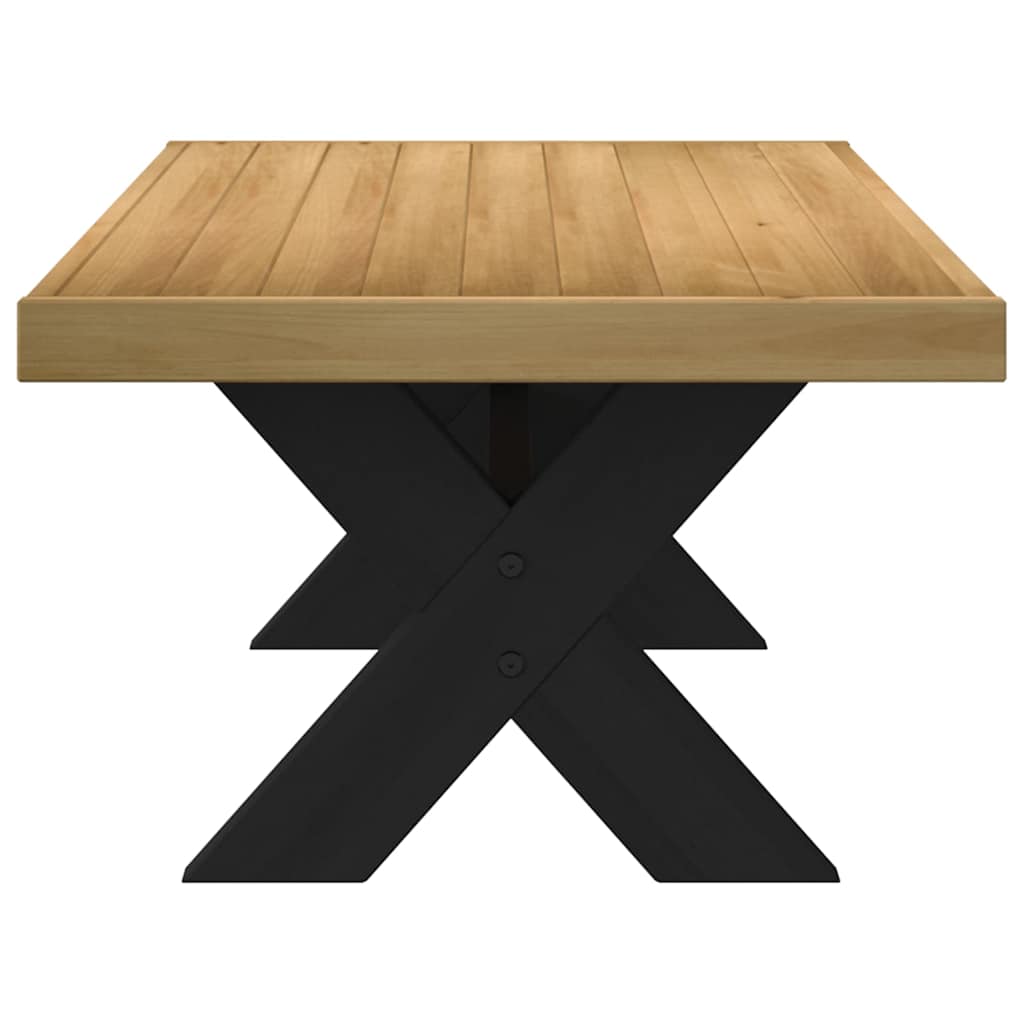 Soffbord NOAIN X-formade ben 120x60x40 cm massiv furu