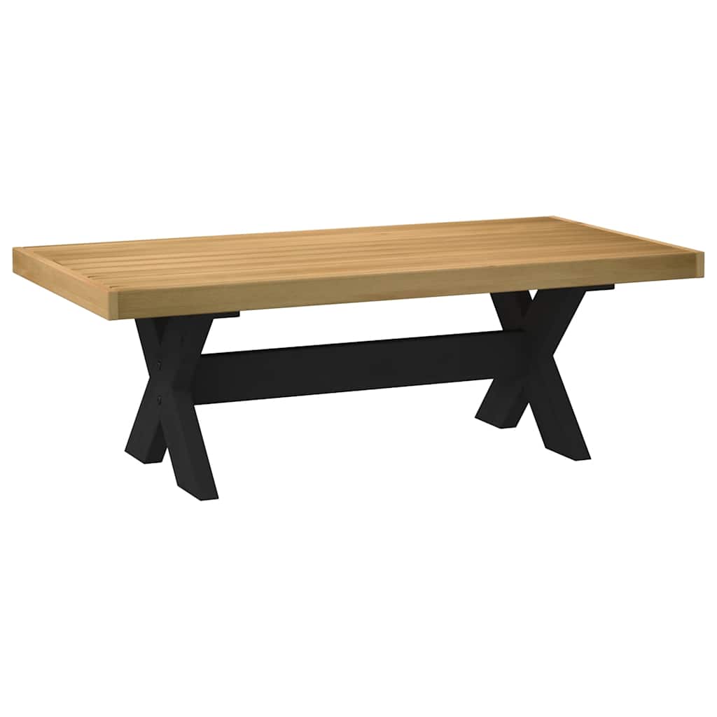 Soffbord NOAIN X-formade ben 120x60x40 cm massiv furu