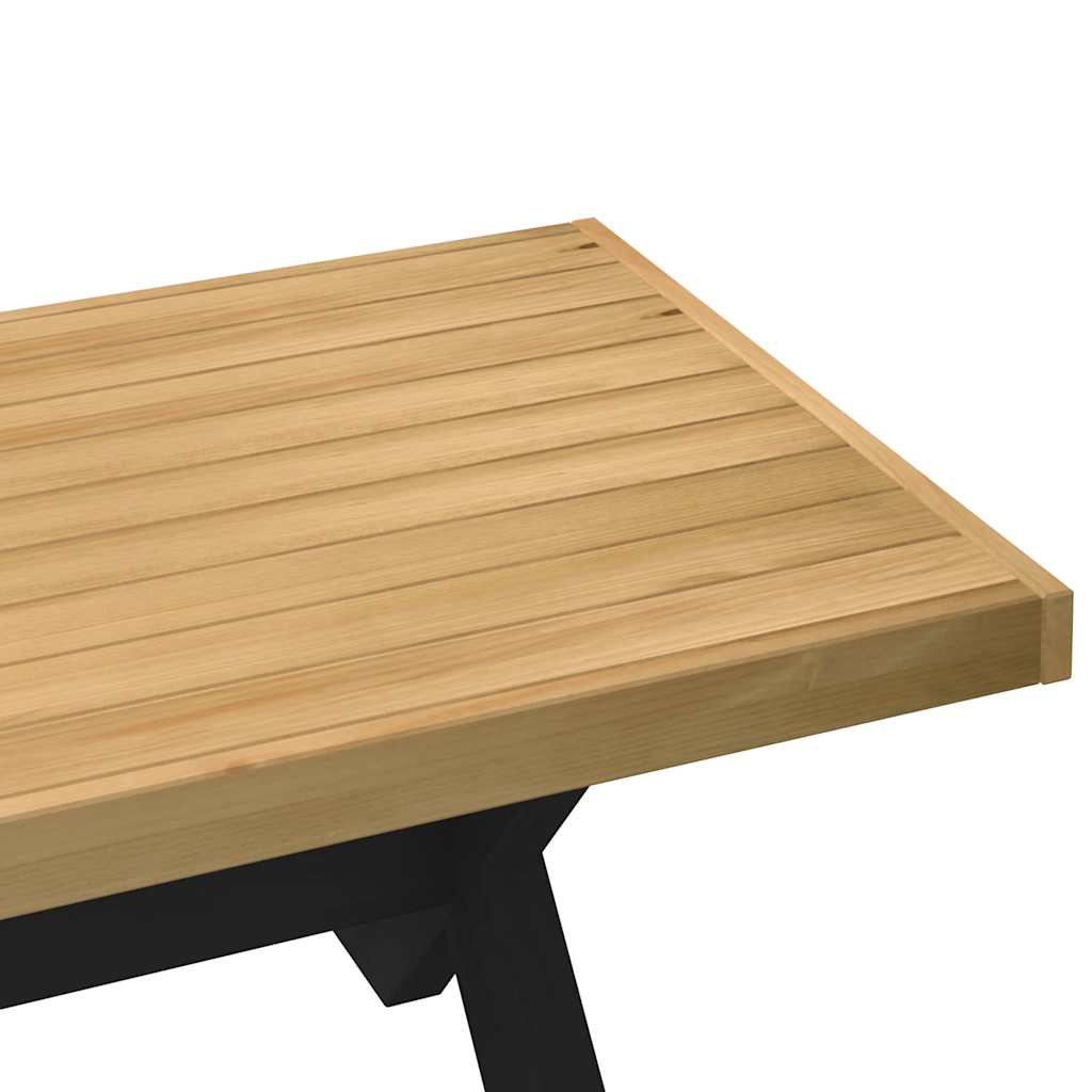 Soffbord NOAIN X-formade ben 120x60x40 cm massiv furu