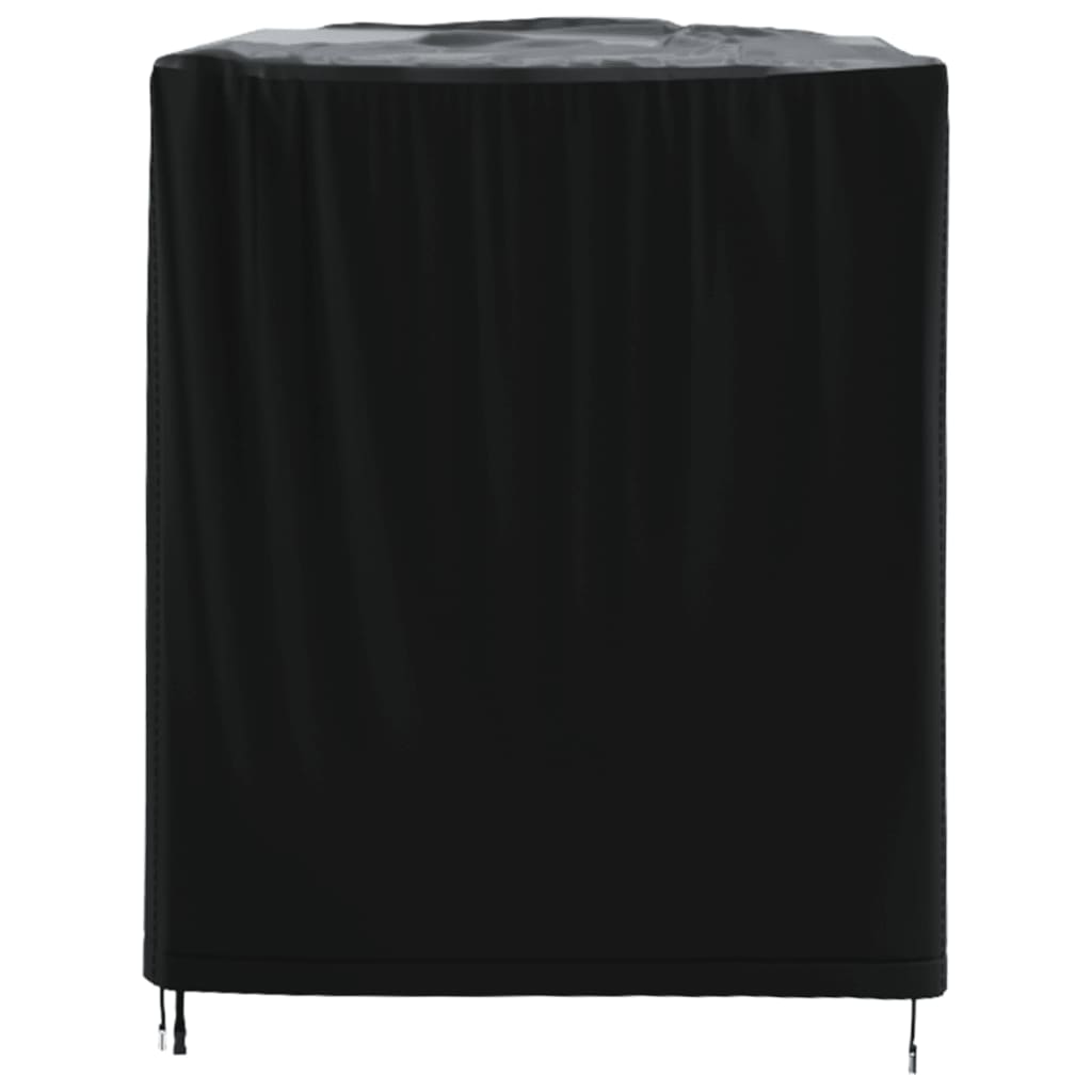 Överdrag för utemöbler 2 st svart 180x70x90 cm vattentät 420D