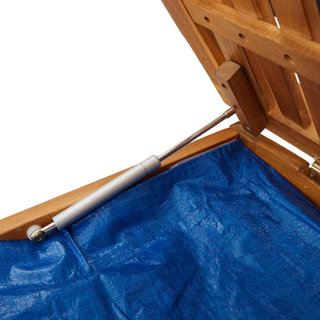 Kuddlåda utomhus 150x50x60,5 cm massivt trä akacia